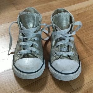 Metallic gold Converse All Star